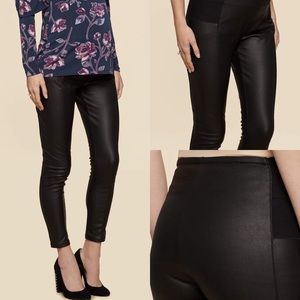 Jessica Simpson Maternity Leather Crop Pants